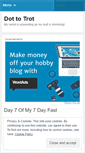 Mobile Screenshot of dottotrot.com